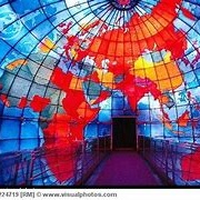 Boston Stained Glass Globe