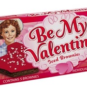 Little Debbie Valentine's Day Brownies