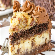 Chocolate Coconut Cheesecake
