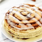 Cinnamon Roll Pancakes