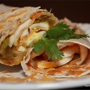Boiled Egg Burrito