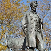 Abraham Lincoln Statue, London, UK