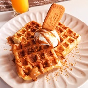 Lotus Biscoff Waffle
