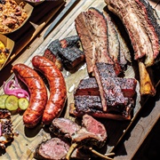 Eat Texan Barbecue, USA