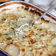 Blue Cheese Potatoes Au Gratin