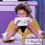 Sherry Pie as Katharine Hepburn