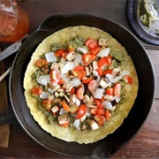 Avocado and Honey Pizza