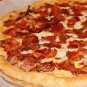 American Bacon Pizza