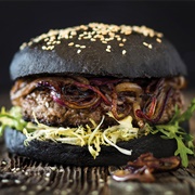 Charcoal Burger Bun