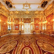 The Amber Room of Catherine Palace, Russia