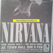 Nirvana 1992 Auckland Town Hall