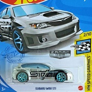 GTD18	68	Subaru WRX STI (2nd Color - Zamac)	HW Speed Graphics 			 			Walmart Exclusive