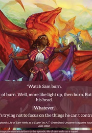 Burn, or the Episodic Life of Sam Wells as a Super (A.T. Greenblatt)