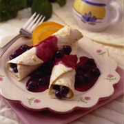 Blueberry Sauce Wrap