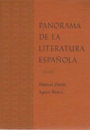 Panorama De La Literatura Española (Durán and Bartra, Eds.)