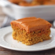 Banana Cake With Peanut Butter Frosting