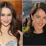Emilia Clark & Robin Tunney