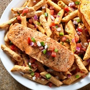 Chili's Salmon With Chipotle Pasta