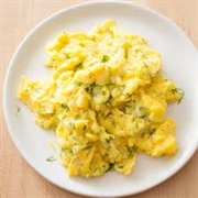 Scrambled Eggs With Taco Cheese