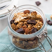 Dark Chocolate and Coconut Granola