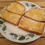 Wholemeal Bread and Butter With Pineapple Jam