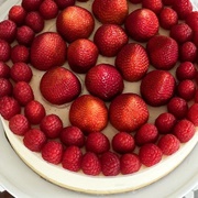 Tatte Bakery & Café Strawberry & Raspberry Cheesecake