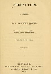 Precaution (James Fenimore Cooper)