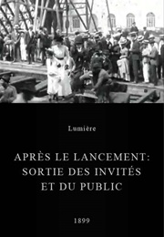 Après Le Lancement : Sortie Des Invités Et Du Public (1899)
