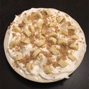 Banana Meringue Pizza