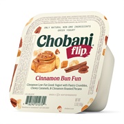 Chobani Flips Cinnamon Bun Fun Greek Yogurt