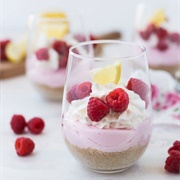 Pink Lemonade No-Bake Mini Cheesecakes