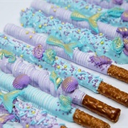 Mermaid Pretzel Rods