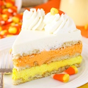 Candy Corn Icebox Cake