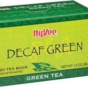 Hyvee Decaf Green Tea