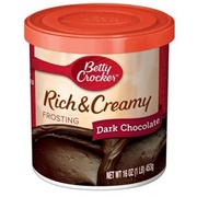Betty Crocker Dark Chocolate Frosting