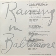 Raining in Baltimore - Counting Crows