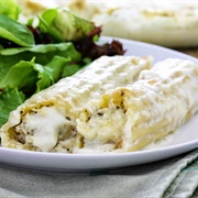 White Manicotti