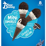 Blue Bunny Cookies N' Cream Mini Swirls