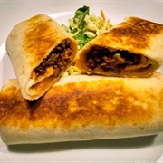 Beef and Cheddar Burrito