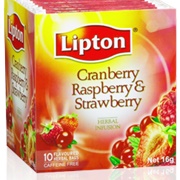 Lipton Cranberry Raspberry & Strawberry Tea