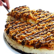 Samoa Cheesecake