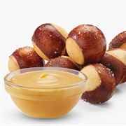 Pretzel Bites With Wisconsin Cheddar Cheese Sauce