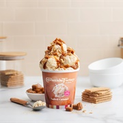 Salted Caramel Cheesecake Ice Cream