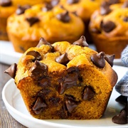 Pumpkin Chocolate Chip Muffins