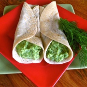 Avocado and Coconut Crepe