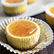Orange Ricotta Cheesecake Cupcakes