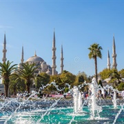 Sultan Ahmad Maydan Fountain, Istanbul, Turkey