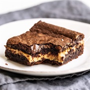Peanut Butter Stuffed Brownies