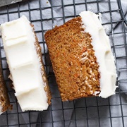 Carrot Bread With Cream Cheese Frosting