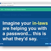 Passive Aggressive Passwords